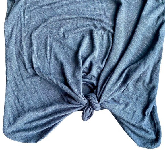 Silver Colcci Grey Knotted Racerback Tank Top Size Small - Picture 8 of 9